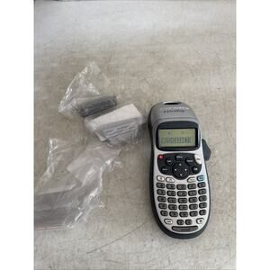 Dymo LETRA TAG HANDHELD LABEL MAKER Tested Works W/labels